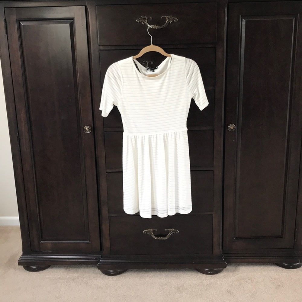 Casual white dress